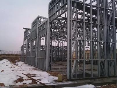 Pre-Engineered Steel Structural Frame Mechanical Parking Garage Carport