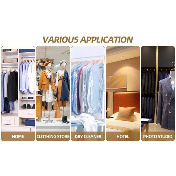 Clear Suit Bag, Plastic Dress Bags For Gowns Long, Dress Protector Zippered Garment Covers For Closet Storage