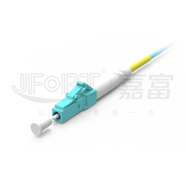 Гибкого провода мультимодный 50/125 3.0mm LSZH оптического волокна LC-LC Aqua двухшпиндельного