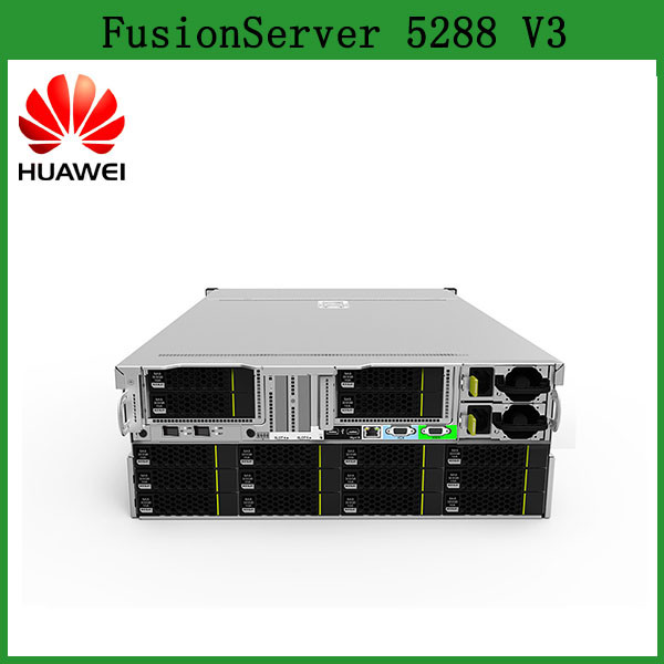 Huawei FusionServer 5288 V3 Rack Server Intel Xeon E5-2600 V3 Series CPU 16 DDR4 DIMM Rack Server обеспечивает сверхбольшую локальную емкость хранения