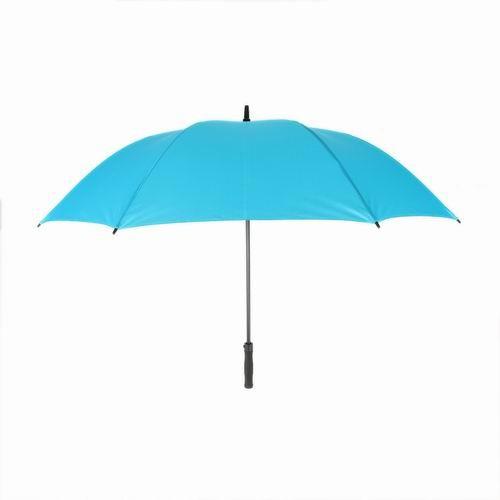 Custom Automatic Golf Umbrella , Blue Pongee Fabric Storm Proof Golf Umbrella