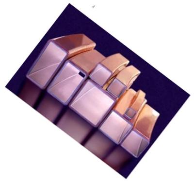 single tapered double tapered multi-tapered parabolic tapered Ni Coating Square Model Copper Mould Tube