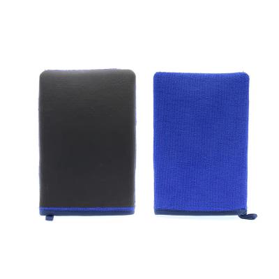 Blue color Car Detailing Clay Mitt Pro for auto cleaning