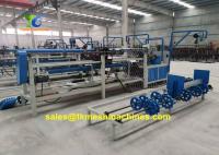 o dobro da máquina do elo de corrente do servo motor de 100mm prende Diamond Wire Mesh