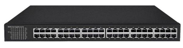  Unmanaged 48-Port Gigabit PoE Switch with 48x10/100/1000M RJ45 PoE Ports