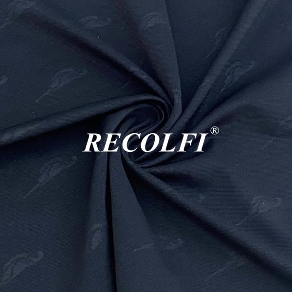 Embossed Print Activewear Knit Fabric Stretch Yoga Wear Lingning Fabric 120gsm