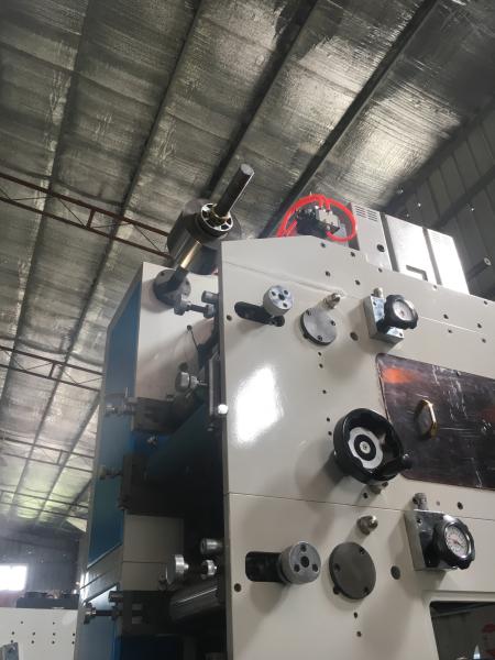 RY480-6C-B Label UV film Flexo Printing Machine / PP PRINTING MACHINE UV Flexo Label Printing Machine RY-320-6C
