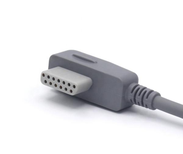 ISO13485 Recorder ECG Holter Cable Portable With 7 Leads Snap