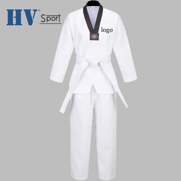 High Quality short sleeves Breathable Itf Taekwondo Dobok red blue black Itf Taekwondo Uniform