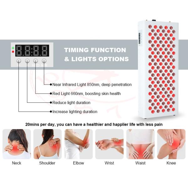 Skin Rejuvenation Half Body Red Light Therapy Devices  600W LED Panel Red