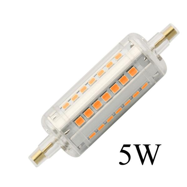 5W LED R7S light 78mm 360 degree mini J118mm R7S outdoor light Epistar SMD2835 replacement for traditional halogen lamp