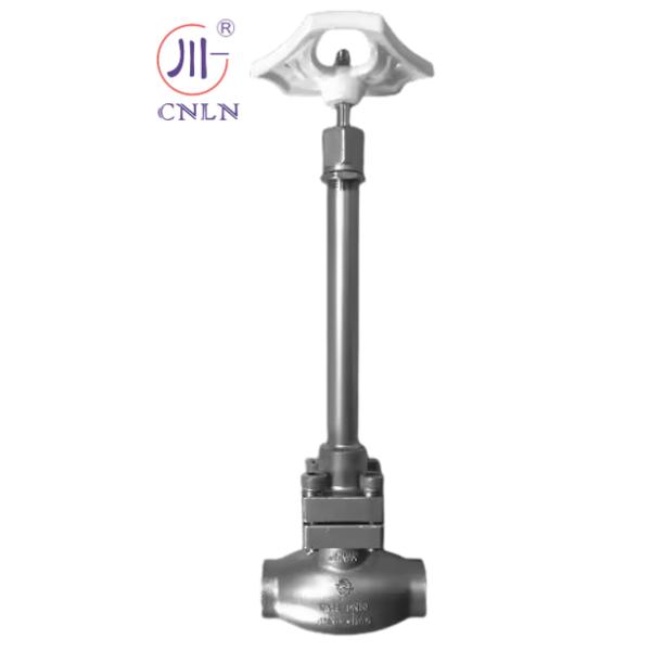 Stainless Steel PN50 Low Temperature Long Stem Globe Valve For Tank / Skid