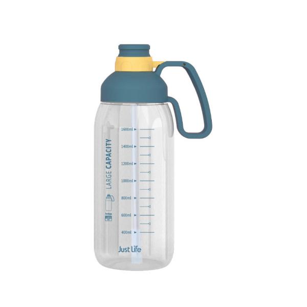 Outdoor Big Workout Plastic Sport Bottles 1.8L With Handle