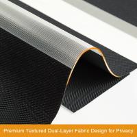 100% Poliéster Horizontal de Cor Limpa Zebra Sombra de Sol Para Tecido de Janela