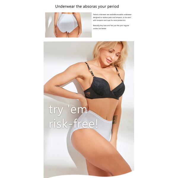 Plus size Underpants Calcinha Feminina Leak-Proof Ladies Briefs Bragas Women's Underwear