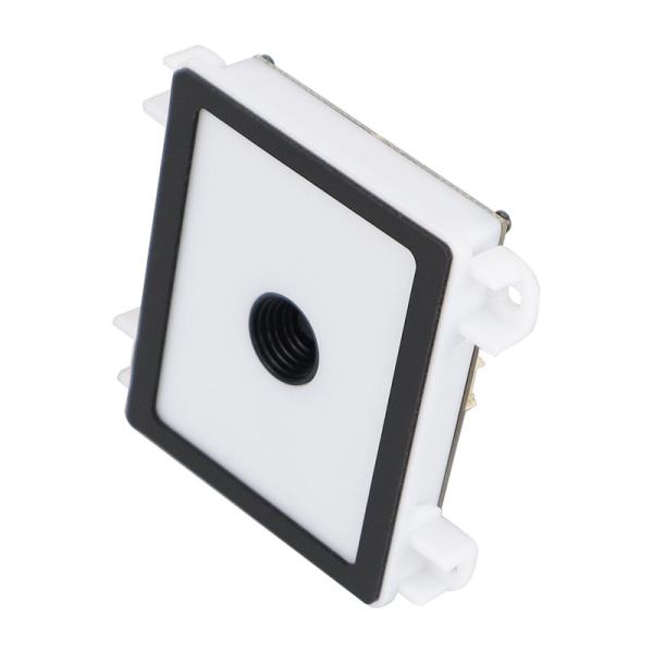 Escáner de código QR fijo integrado, módulo mini escáner QR, blanco