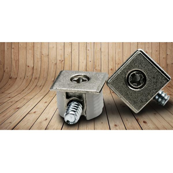 Cabinet Furniture Plastic Joint Connectors M6 Screws Shelf Supports for Mail Packing