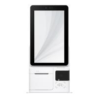 Quiosque do serviço do auto da posição do pagamento da identificação da cara com impressora Scanner 1D 2D