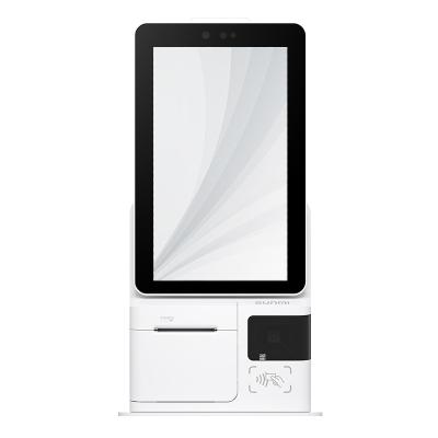 Face ID Payment Pos Self Service Kiosk With Printer Scanner 1D 2D