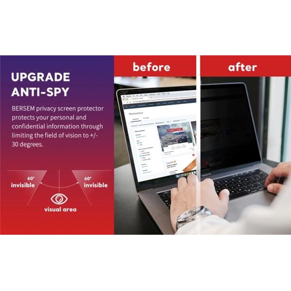 Защитная пленка для ноутбуков Macbook Pro 13-16 дюймовая PET магнитная защита экрана конфиденциальности