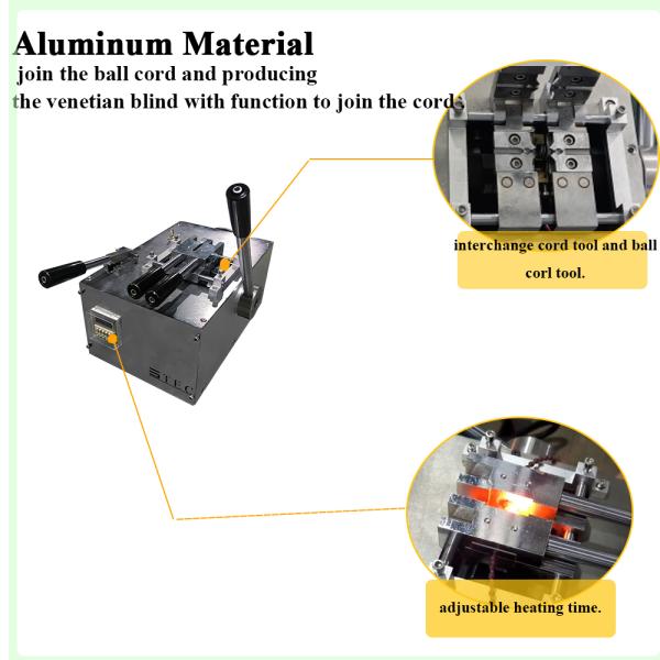 220V Blind Welding Machine Ball Cord Venetian Roller Shade Welder Join Cord Curtain Making Tool, Industrial Electric Roller Shutter Equipment
