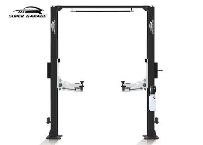 2 Post Overhead Clear Floor Car Lift 1900mm Lifting Height With Symmetric Arms