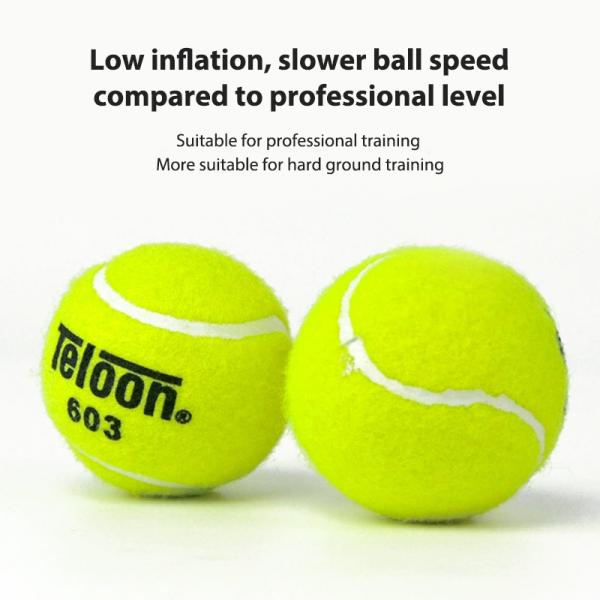 Hot Sale Wholesale Tennis 60 Pcs Training Tennis Balls High Elastic Resistant Rubber Sports Racket Padel Ball