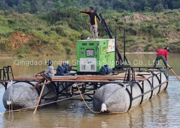 Ship Launching Airbags Customized Marine Rubber Airbags For Salvage / Landing