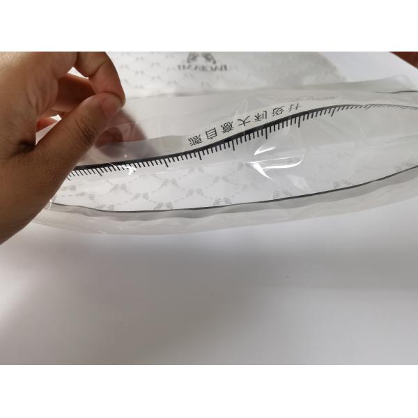 One Side Visible 70microns Custom Clothing Packaging Bags MATT OPP With Zipper