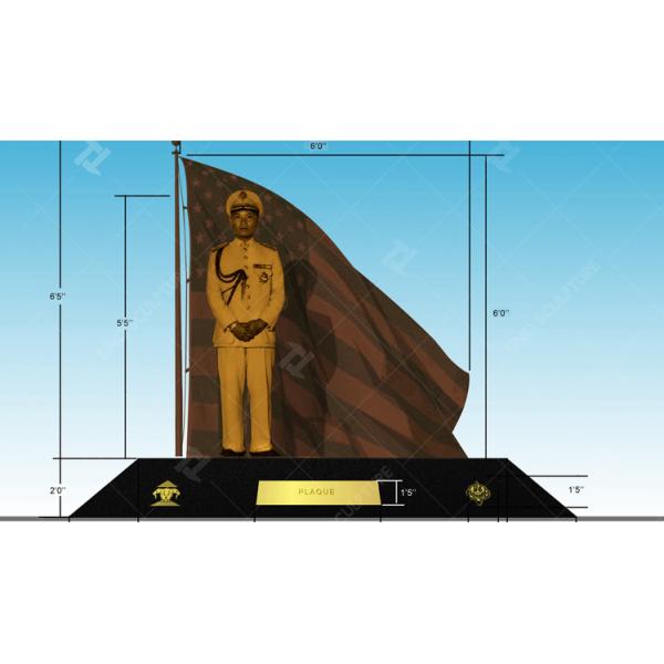 Античный кремниевый бронзовый памятник солдату статуи Патина отделка