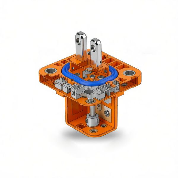 2 Core HV Small Current Straight Plug Waterproof Connector for EV/NEV
