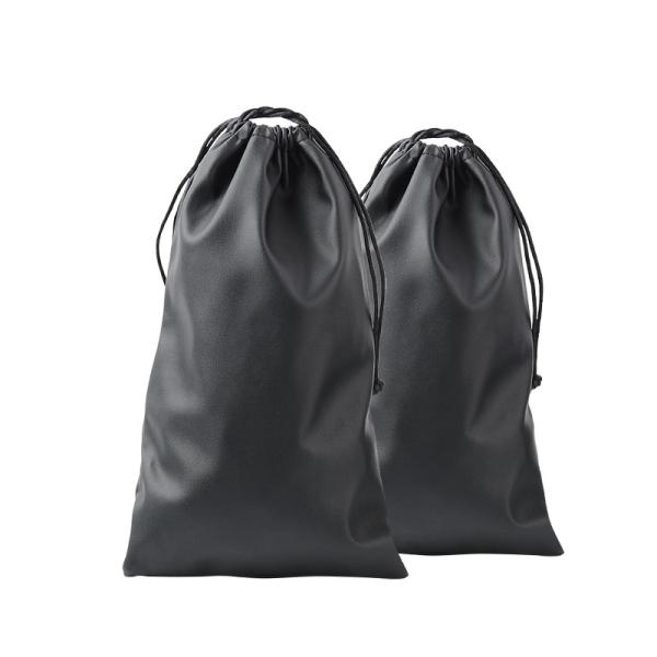 OEM/ODM Acceptable Custom PU Leather Dust Drawstring Bag for Jewelry Organization