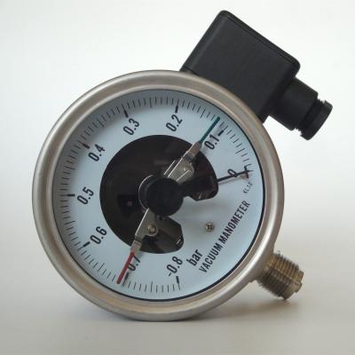 Glass Vacuum Radial Pressure Gauge 0.8 Bar 316 Stainless Steel Pressure Gauge