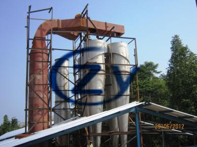 Tensão 50hz do secador instantâneo 380 do secador do ar quente da máquina do processo do amido de batata