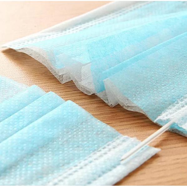 Dustproof 3 Ply Disposable Mask , Non Woven Disposable Mouth Mask