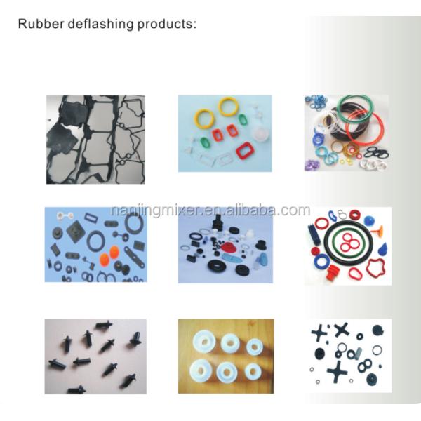 Industrial Grade 4 kW Rubber and Plastic Parts O Ring Edge Remover Deflashing Machine