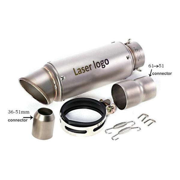 Motocross universal motorcycle muffler 51 - 61mm Carbon Fiber Exhaust Pipes