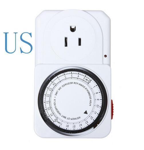 24 Hour Cyclic Timer Switch Kitchen Timer Outlet Loop Universal Timing Socket Mechanical Timer