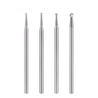Laboratorio dental Borrachas de carburo de tungsteno 10pcs/caja Borrachas de carburo redondo dental para el pulido