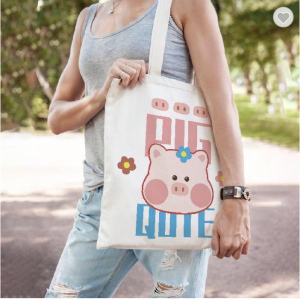Heavy Duty Plain Thick Canvas Bag For Custom Shopping Canvas Tote Bags Bulk Shopping Bag For Crafts With DIY Reusable Grocery Bag