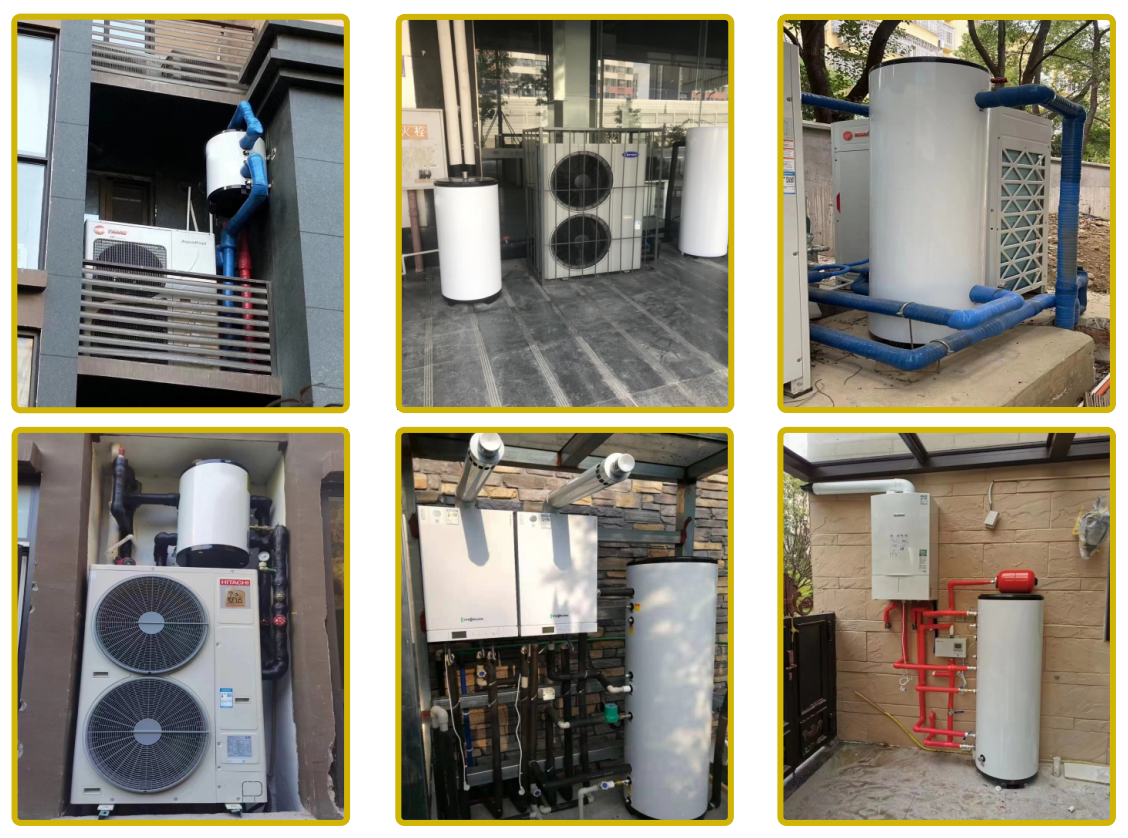 HVAC Thermal Storage Buffer Water Tank 60L - 500L Stabilizing Systems