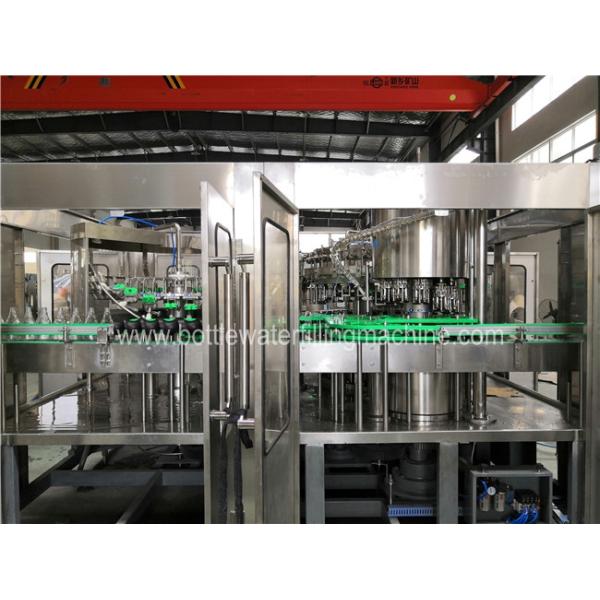 Flavored Carbonation Machine Water Glass Bottle Washing Filling Labeling Line