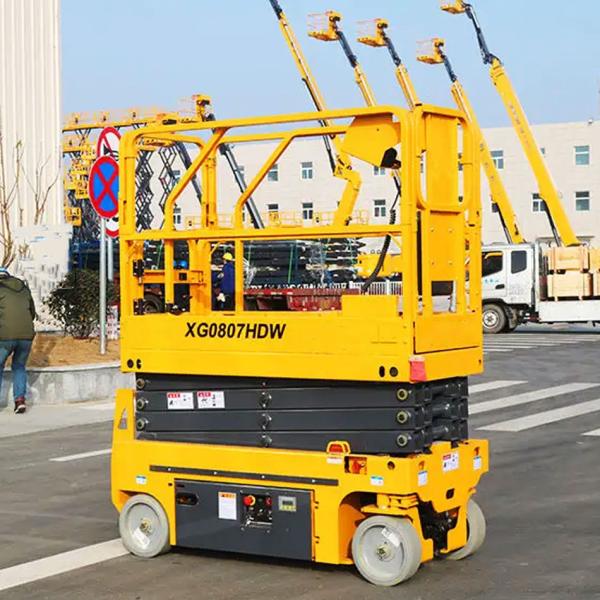 Portable Scissor Lift 1550 kg Heavy Duty Mobile Electric Work Platform Lifting Tools