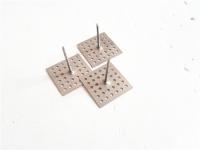 Zinque os pinos baixos chapeados da âncora da isolação do metal perfurado