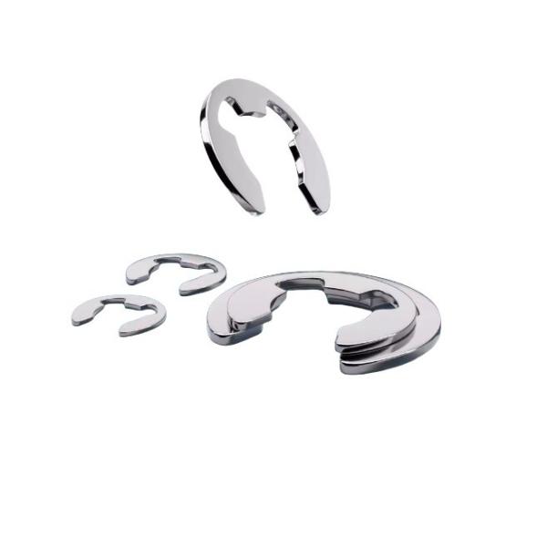 E-Shaped Opening Internal Tooth Stainless Steel Circlips for Shaft DIN Standard Size M3M4M5M6M8M10M12M14M16M240M18M20M22M24M27