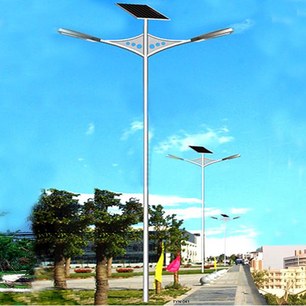 Road Or Highway Lighting Galvanised Steel Street Pole 6m To 15m