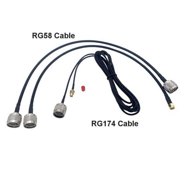 RF Coaxial Automotive Wiring Harness RG-58 Coaxial Cable N Type To SMA 15cm 50cm 1m 2m