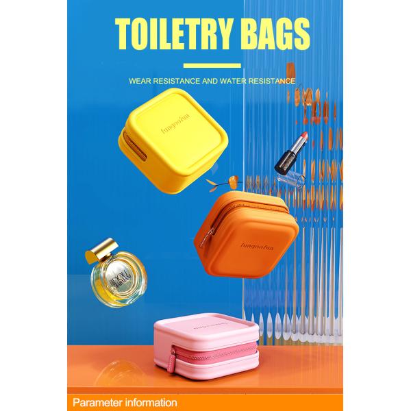 Fashionable Silicone Brush Holder Makeup Bag with Modern Design Style and Custom Logo