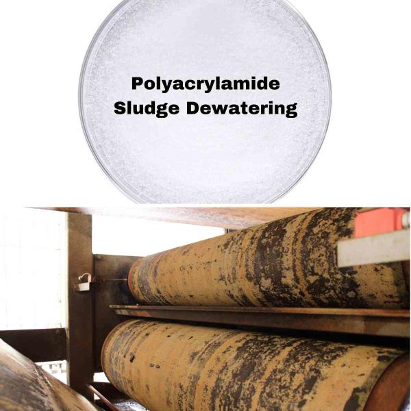 CPAM Polyacrylamide Dewatering Chemical Treatment Of Wastewater Sludge Thickening & Dewatering