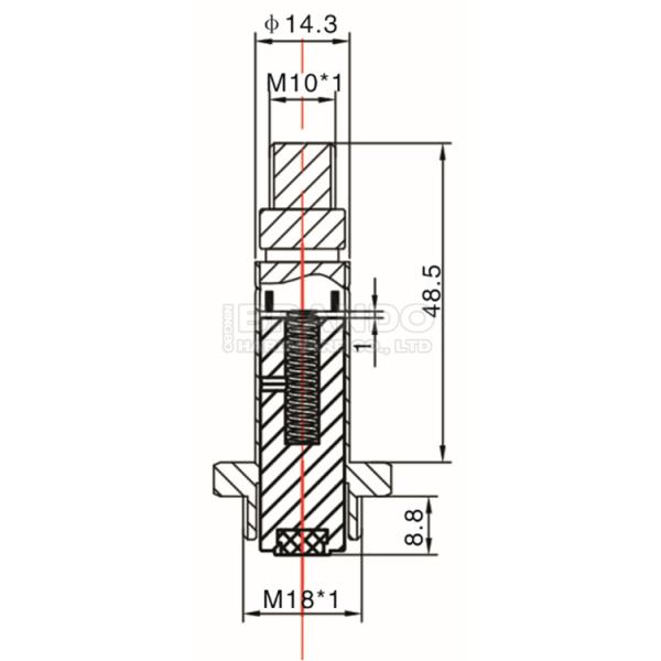2 Way Normally Closed Water Solenoid Valve Stem Armature Plunger